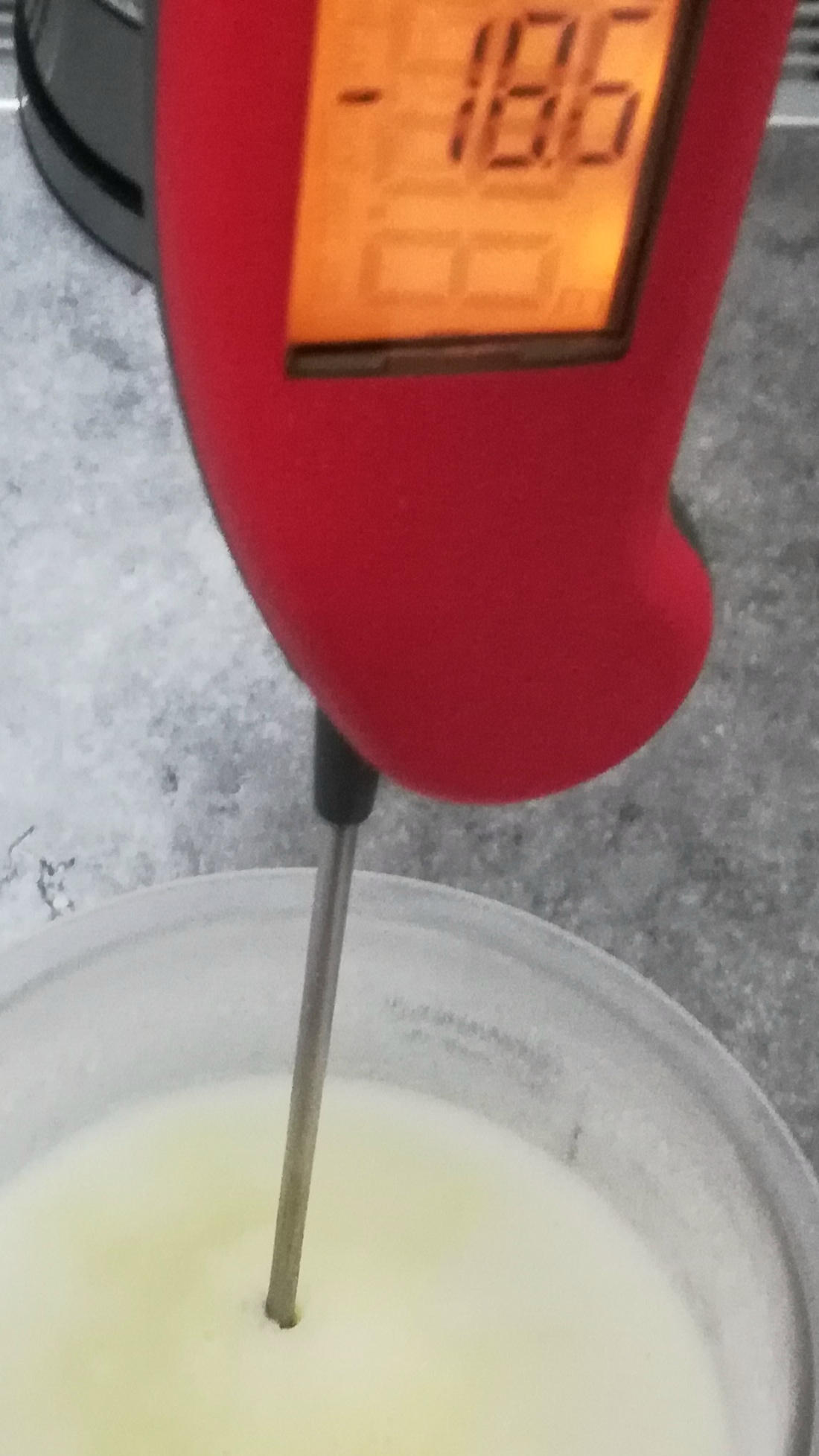 Temperature from Freezer