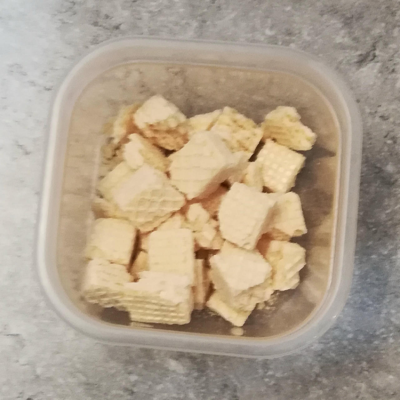Crumbled Wafers