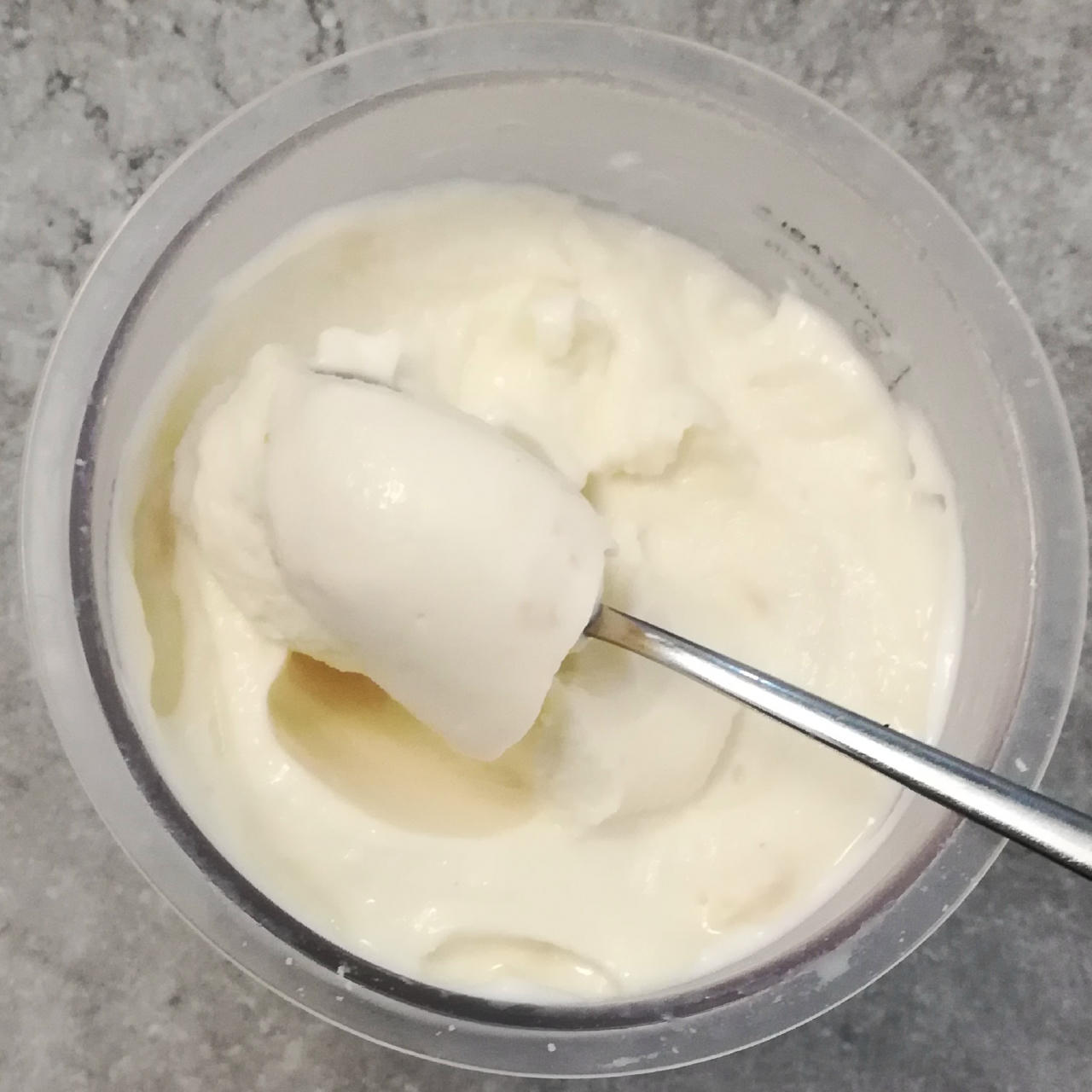 Scooped With Mix-in added