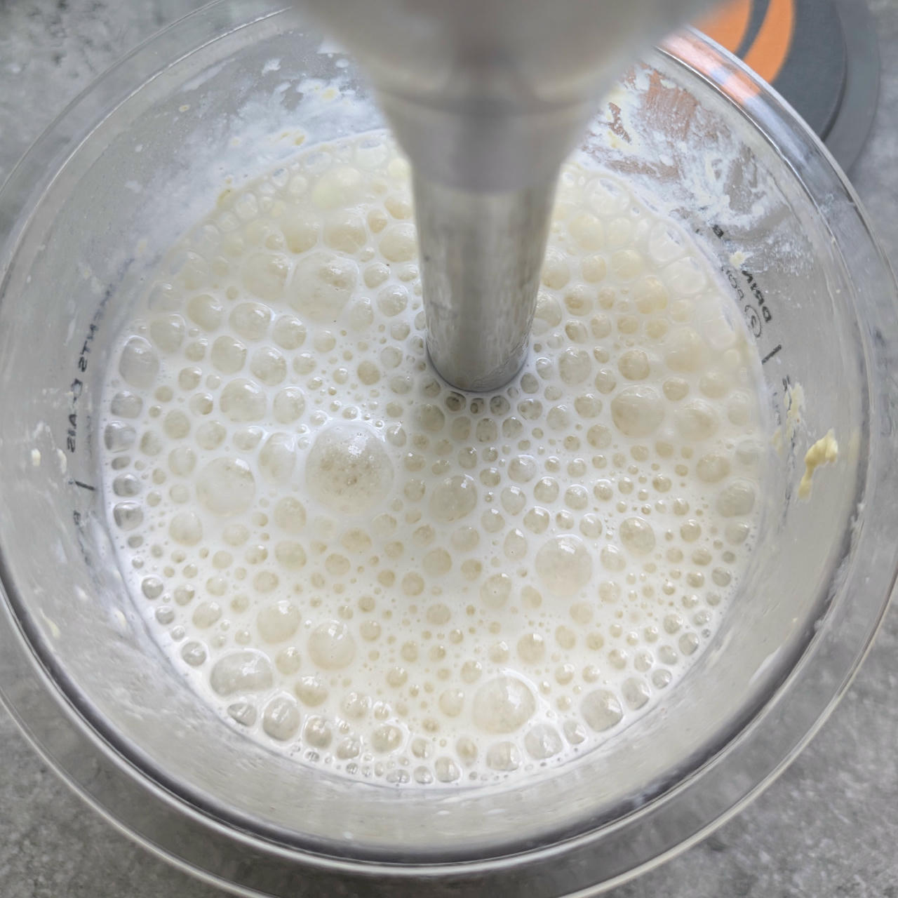 Blended frothy